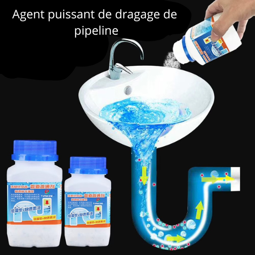 MagicPipe – Déboucheur de Canalisations Puissant en Poudre | Cuisine & Toilet