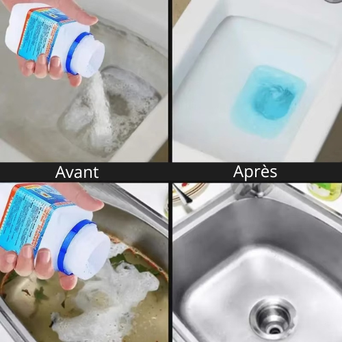 MagicPipe – Déboucheur de Canalisations Puissant en Poudre | Cuisine & Toilet